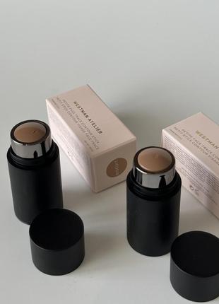 Кремовий стік для контурингу скульптор бронзер westman atelier biscuit face trace cream contour stick