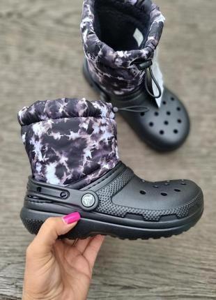 Сапоги дутики crocs m10-43/44, m4-36/37 m5-37\38