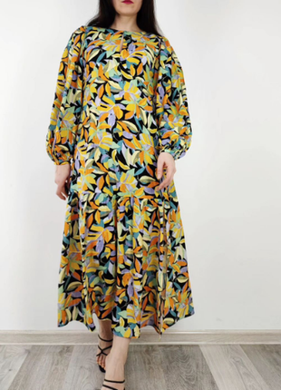 Прекрасна квіткова сукня міді oliver bonas3 фото