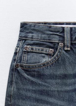Джинси trf straight leg mid rise10 фото