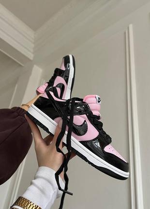 Nike sb dunk white pink lacquer10 фото