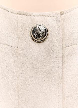 Коротка куртка зі штучної замші5 фото