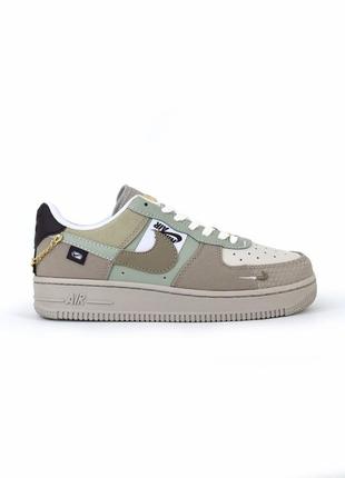 Кросівки nike air force one tan low bling