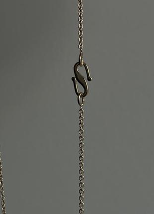 Moss copenhagen біжутерія підвіска стрілець золотиста стильна мінімалізм застібка ланцюжок цепочка метал ніжна4 фото