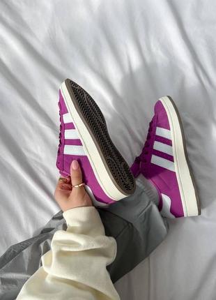 Женские кроссовки adidas campus 00s violet / адидас кампус фиолетовые / женская демисезонная обувь на весну, лето, осень5 фото