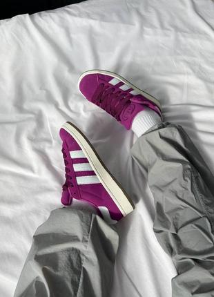 Женские кроссовки adidas campus 00s violet / адидас кампус фиолетовые / женская демисезонная обувь на весну, лето, осень4 фото