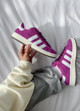 Женские кроссовки adidas campus 00s violet / адидас кампус фиолетовые / женская демисезонная обувь на весну, лето, осень2 фото