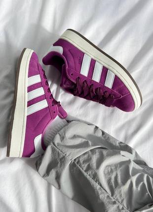 Женские кроссовки adidas campus 00s violet / адидас кампус фиолетовые / женская демисезонная обувь на весну, лето, осень10 фото