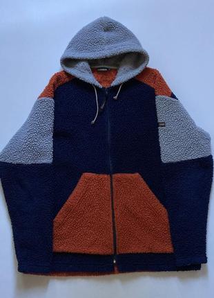 Флисовая куртка vintage napapijri fleece zip jacket