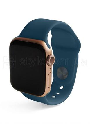 Ремешок для apple watch sport band силиконовый 42/44мм s/m grеy green / серо-зеленый (69)