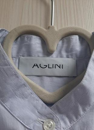 Удлиненная хлопковая рубашка aglini8 фото