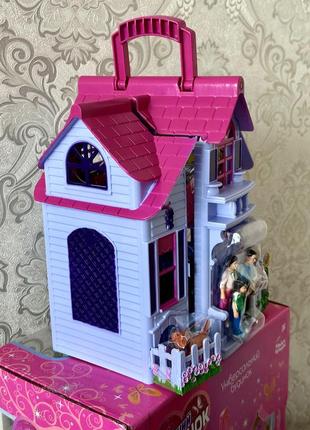 Будиночок для ляльок чарівний будиночок з меблями4 фото