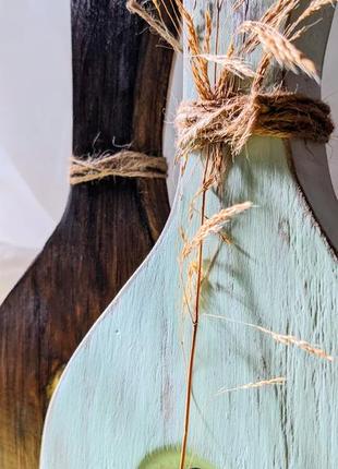 Интерьерные вазы из дерева для сухоцветов авторские вазы двухсторонние
