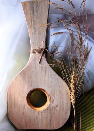Інтер'єрні вази з дерева для сухоквітів авторські вази двохсторонні7 фото