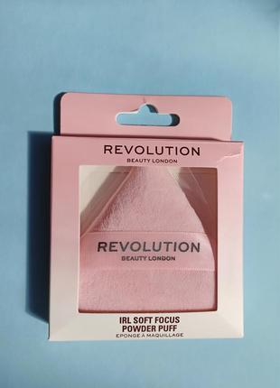 Спонж для пудри makeup revolution irl soft focus powder puff