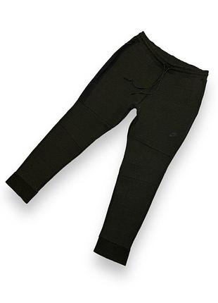Спортивні штани nike tech fleece dark green pants