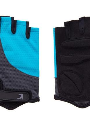 Перчатки green cycle pillow 2 без пальцев m черный/серый/бирюзовый