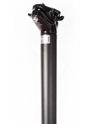 Подседельная труба zoom sp-c255/iso-m, 30,9х350мм, алюминий литой, sand blasted an bk