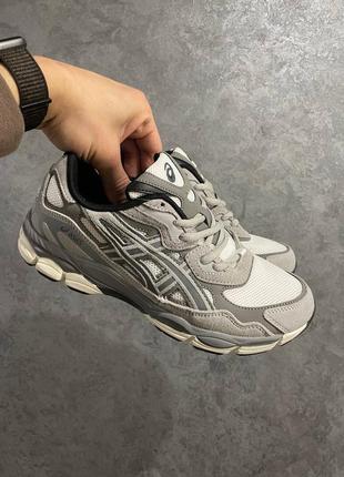 Кроссовки asics gel-nyc grey &lt;unk&gt; крутые мужские кроссовки ассикс