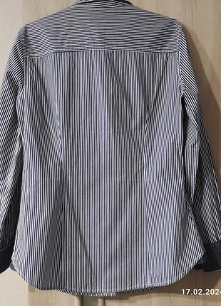 Рубашка в полоску, денская рубашка под джинсы6 фото