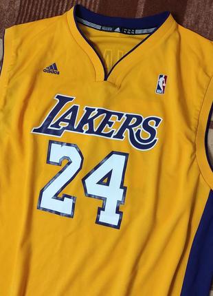 Оригинальная баскетбольная майка jersey adidas kobe bryant lakers2 фото