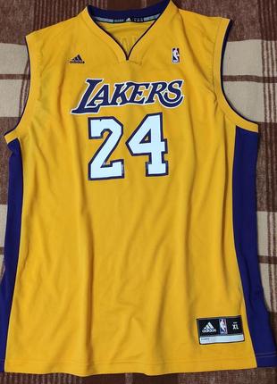 Оригинальная баскетбольная майка jersey adidas kobe bryant lakers