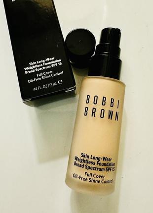 Тональный крем bobbi brown skin long-wear weightless foundation spf15, 024 ivory