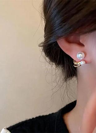 Сережки перлинки 5