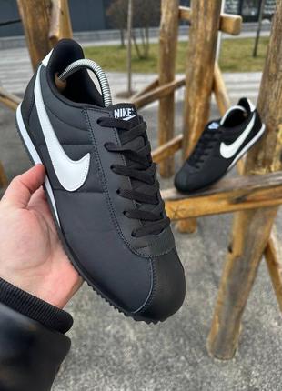 Чёрные мужские кроссовки cortez