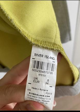 Стильная трендовая безрукавка пиджака на коротких рукавах с поясом river island4 фото