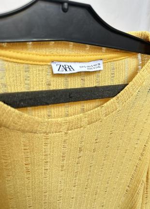 Тонкий світшот, реглан, кофта з асиметричними рукавами zara4 фото