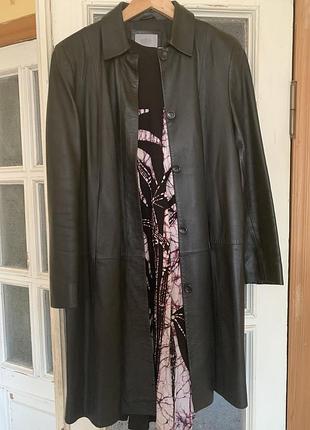 Кожаный тренч marks &amp; spencer