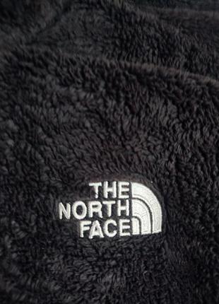 Черная женская кофта шерпа тедди подклад the north face (оригинал)5 фото