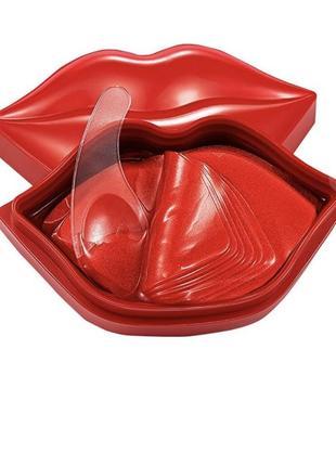 ✨ гидрогелевые патчи для губ sersanlove ✨  🍒 с экстрактом вишни🍒 (красные).2 фото