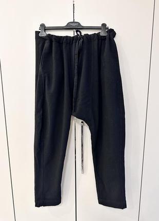 Штани чорні вільного крою на підкладці zara