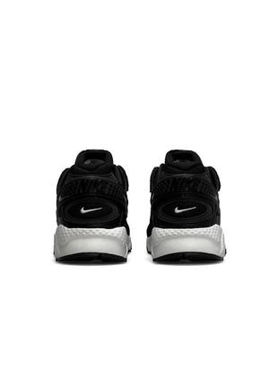 Мужские кроссовки nike air huarache runner black white3 фото