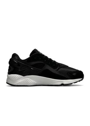 Мужские кроссовки nike air huarache runner black white2 фото