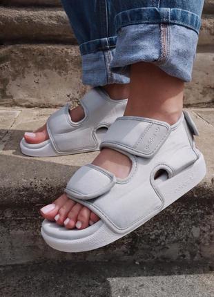 Босоножки босоніжки adidas sandal adilet 3.0 gray сандалі сандалии