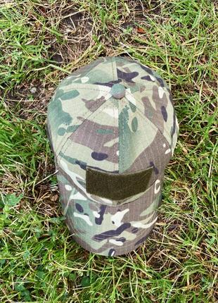 Тактическая кепка мультикам всу, бейсболка мультикам с шевроном, летняя армейская кепка регулируемая + подарок4 фото