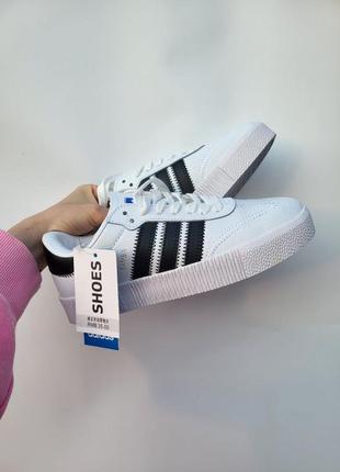 Adidas samba white black