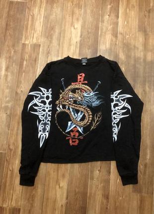 Japanese style tribal y2k sweatshirt