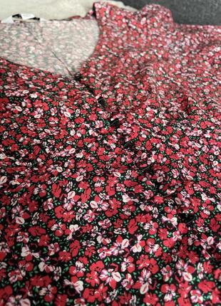 Блузка в цветочный принт3 фото