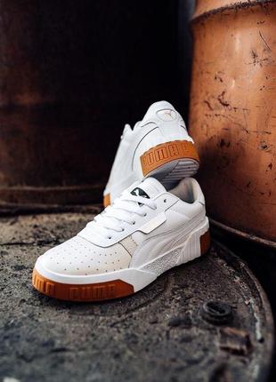 Женские кроссовки пума puma cali exotic «blanco»9 фото