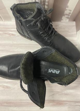 Кожаные ботинки am shoe company🌿 44р3 фото