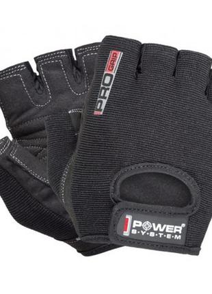 Рукавички для фітнесу power system ps-2250 pro grip black xs