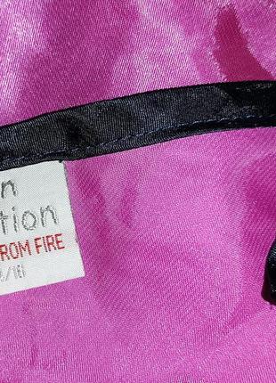 Пенюар атласный розовый, ночная рубашка шелковая короткая, эротическое белье4 фото
