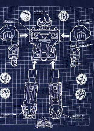 Лицензионный мерч футболка мульфильма, сериала и фильма power rangers. vintage transformers anime comics merch death note manga5 фото