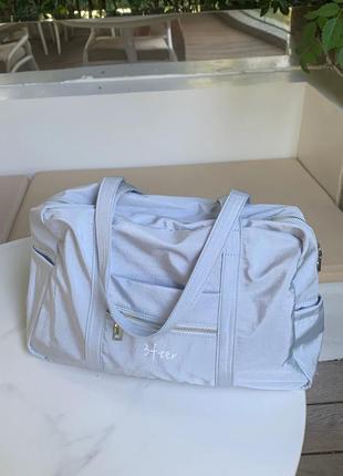 Спортивная сумка голубая синяя черная белая розовая коричневая большая сумка для спорта