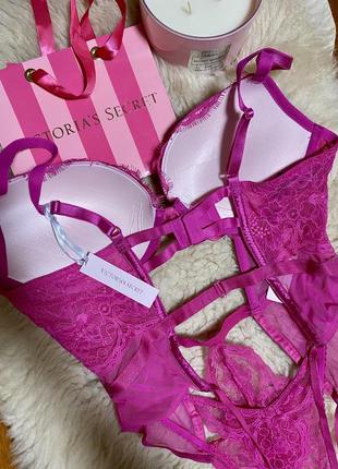 Малиновый боди victorias secret l7 фото