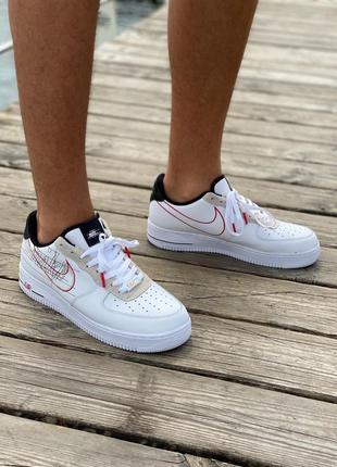 Nike air force script swoosh white 🆕 мужские кроссовки найк 🆕 белый